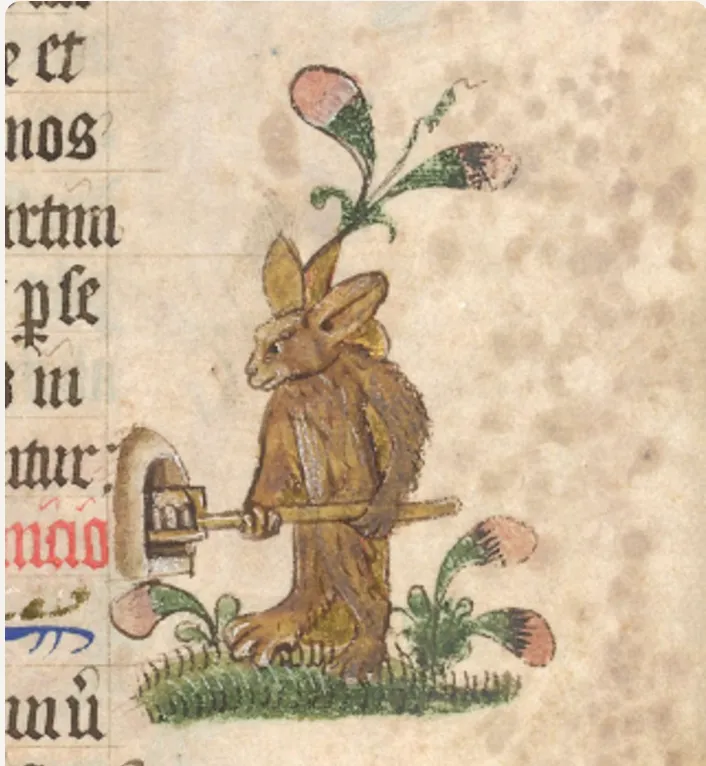 Pontifical, England, 1st quarter of the 15th century: Lansdowne MS 451, f. 6r