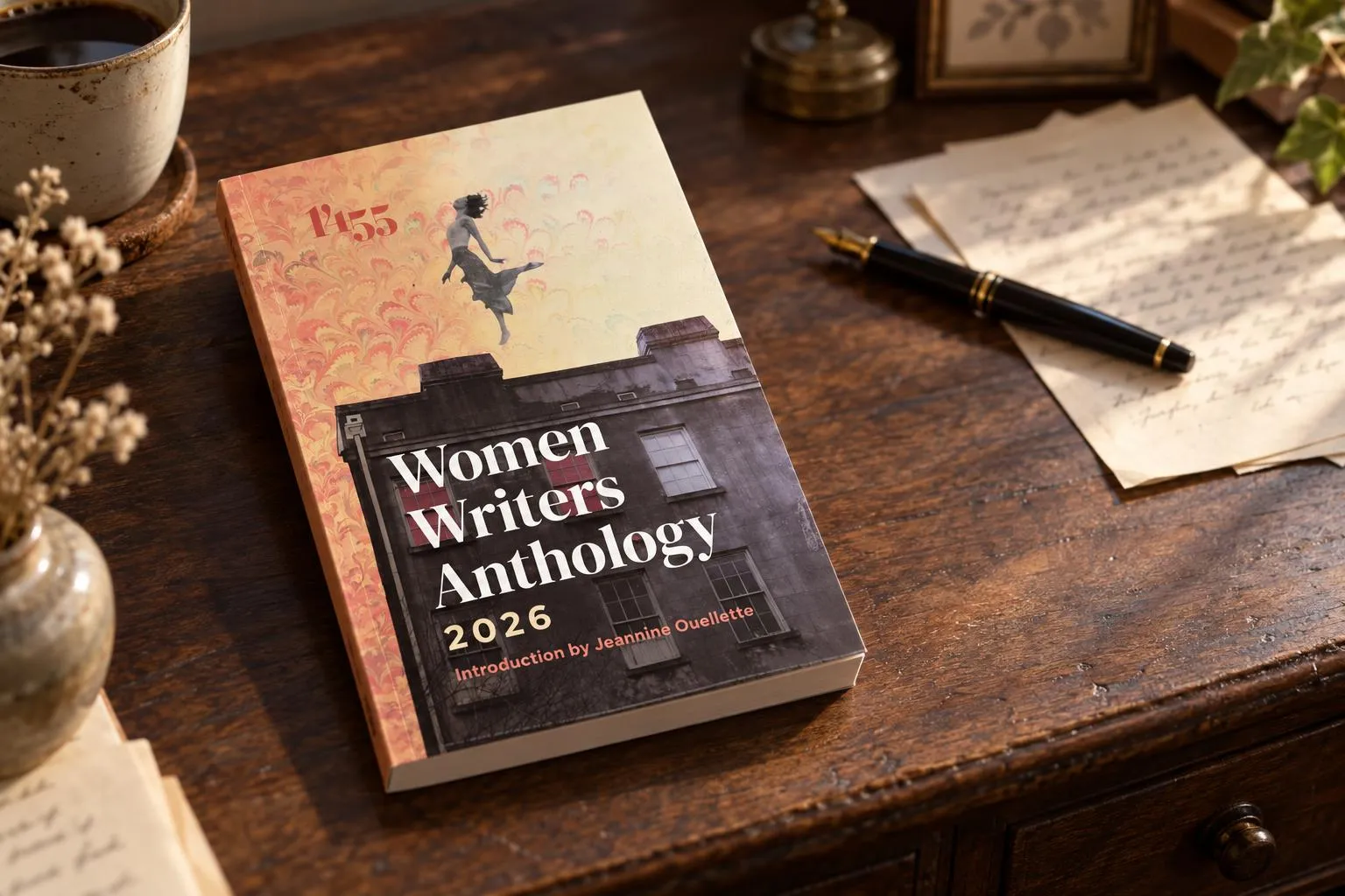 Women Writers Anthology 2026 on a writing desk